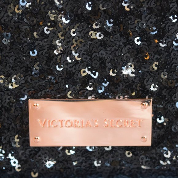 Victoria's Secret LOVE IS HEAVENLY Sequin Bag Purse Mist Lotion Wash GIFT SET - Picture 4 of 5